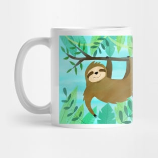 Cute Happy Sloth Mug